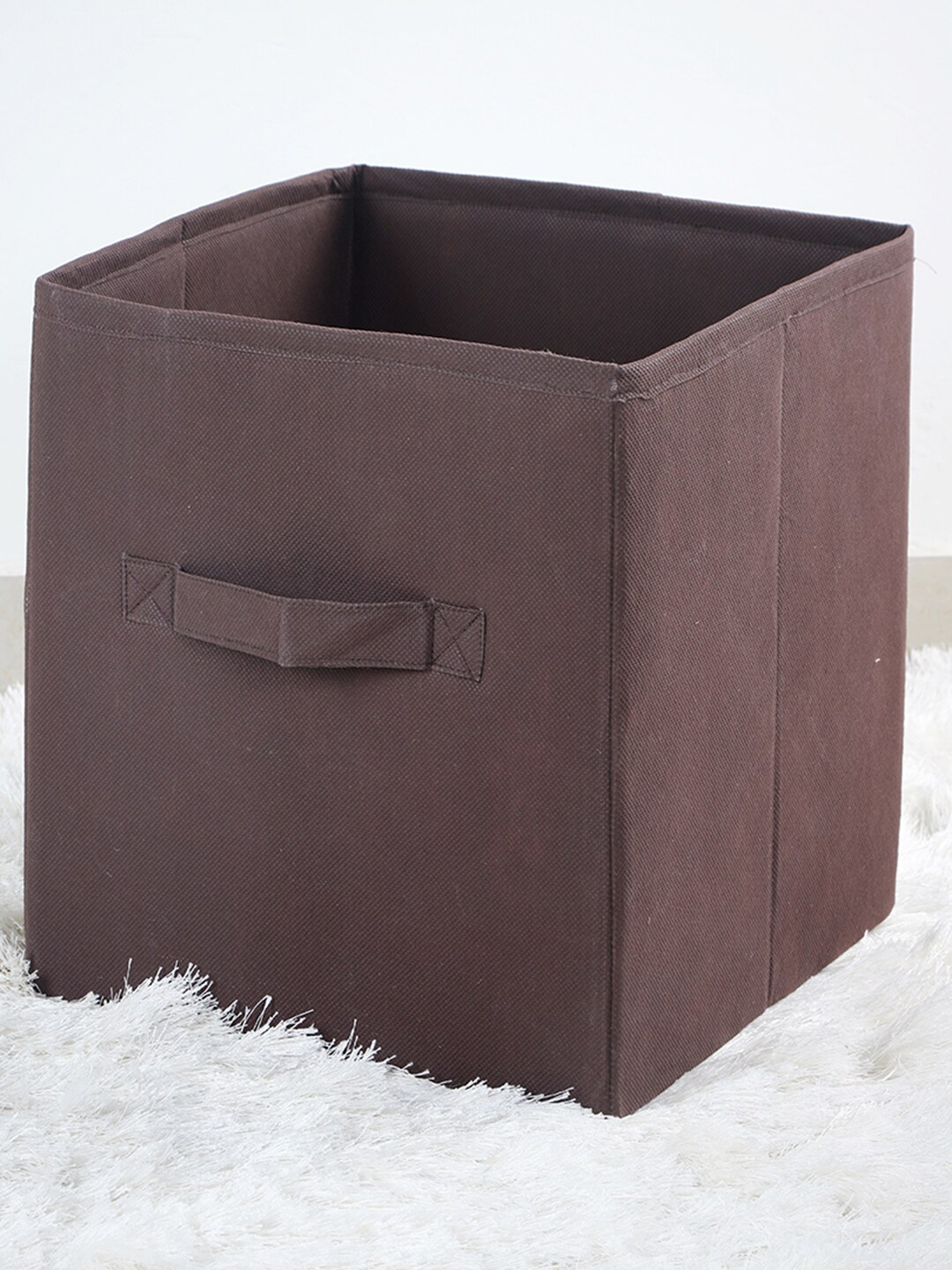 My Gift Booth Brown Solid Foldable Laundry Bag Price in India
