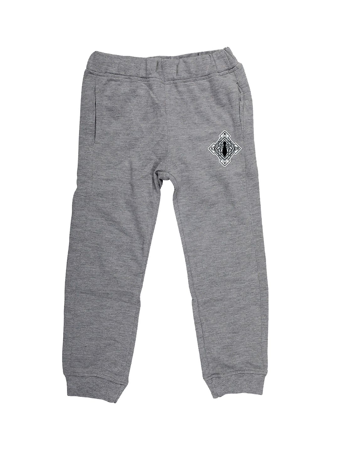 Marvel by Wear Your Mind Unisex Grey Straight-Fit Joggers