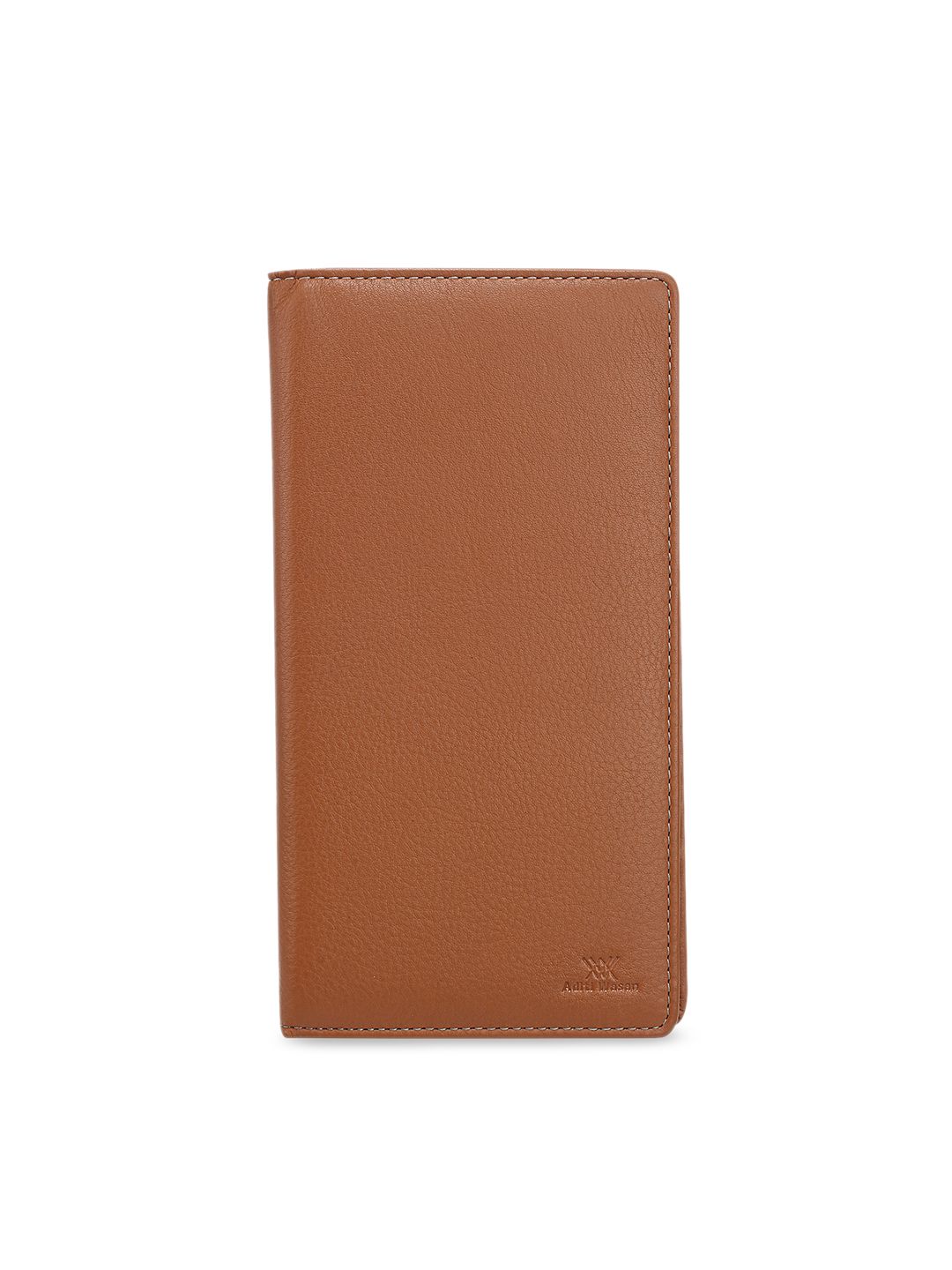 Aditi Wasan Unisex Brown Leather Solid Passport Holder Price in India
