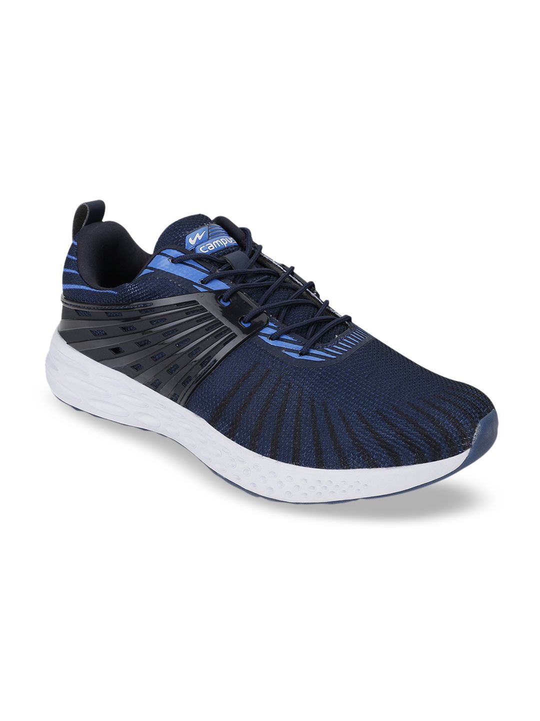 Campus Men Blue Mesh Running Shoes