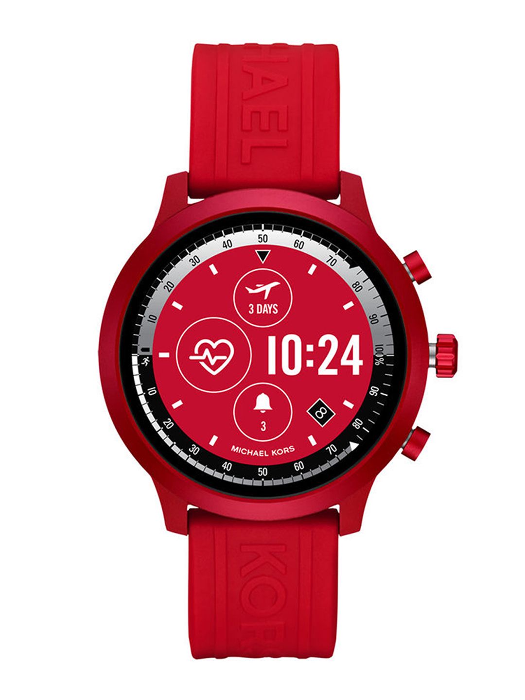 Buy Michael Kors Women Red MKGO Smart Watch MKT5073 - Smart