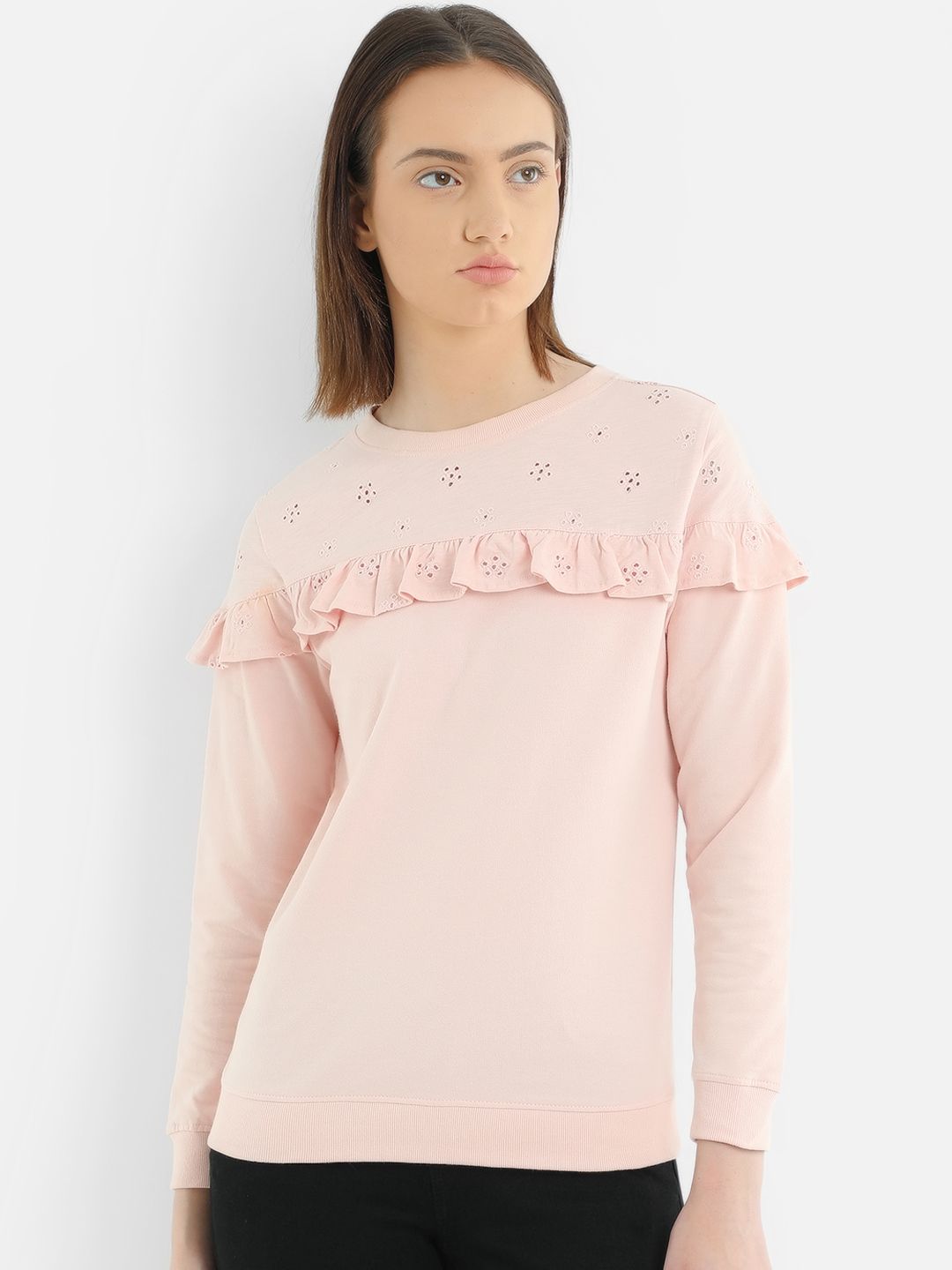 COVER STORY Women Pink Solid Sweater Price in India