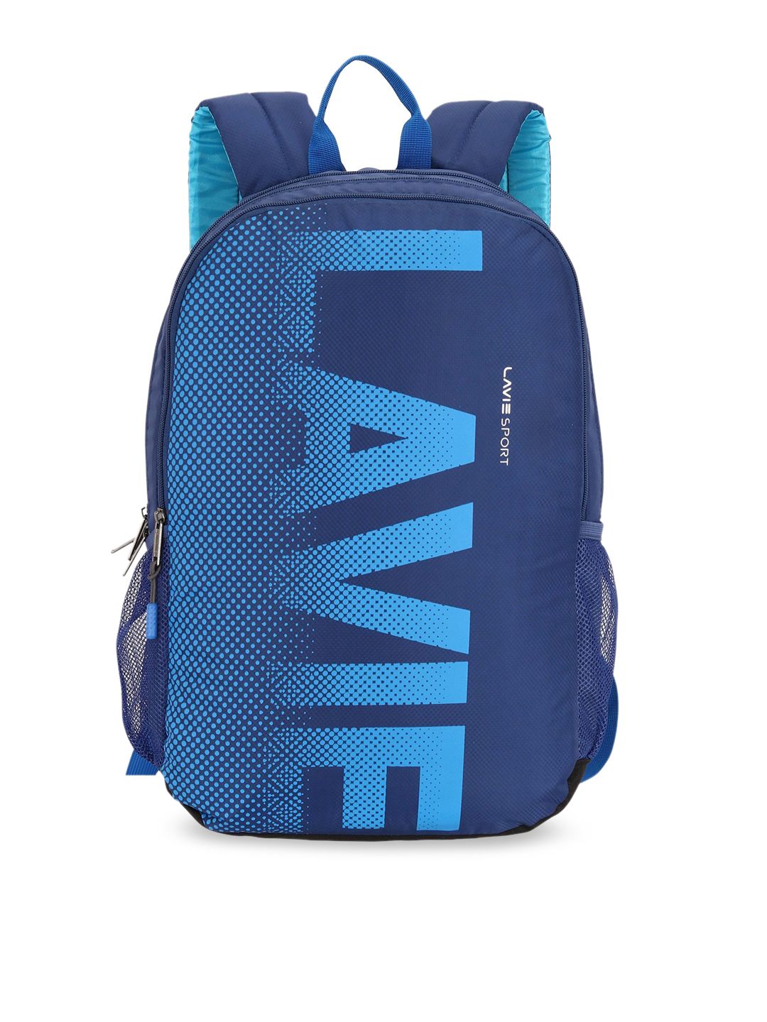 LAVIE SPORT Unisex Blue Typography Backpack Price in India