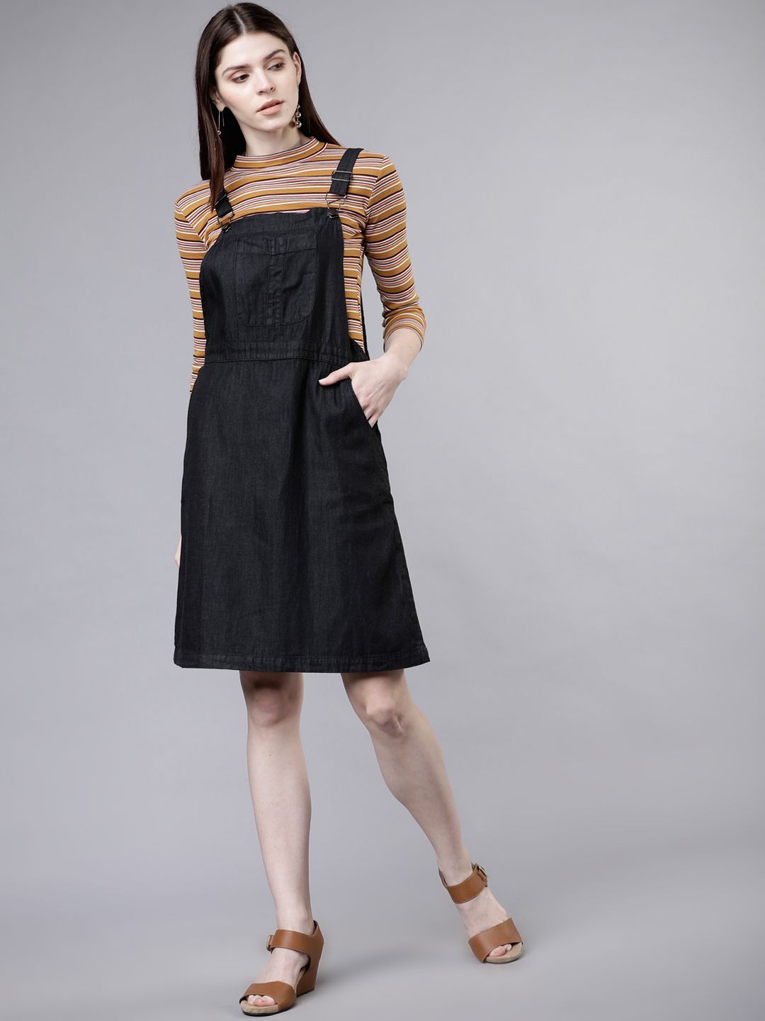 tokyo talkies pinafore dress
