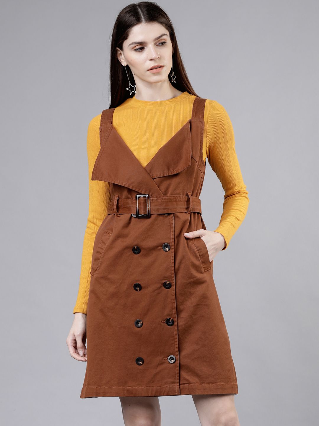 tokyo talkies pinafore dress