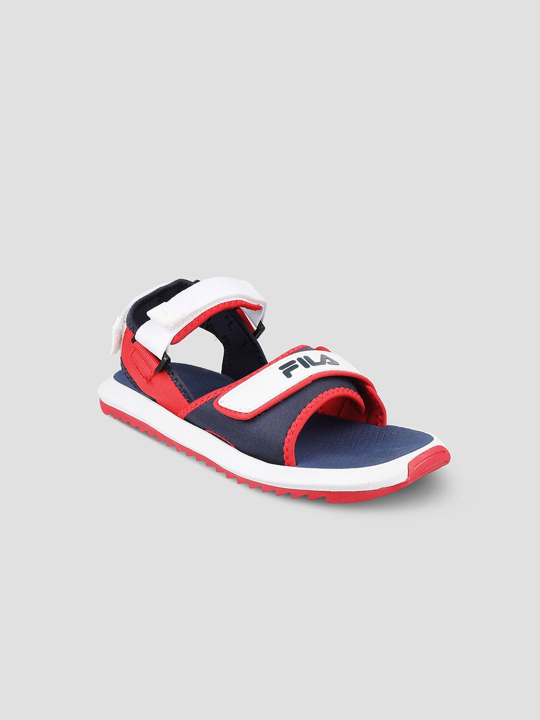 FILA Men Blue & Red DELONZO Tech Sports Sandals