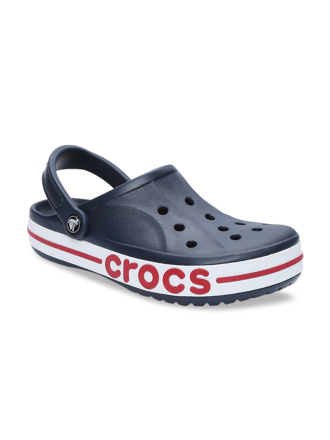Crocs Bayaband Unisex Navy Blue Solid Clogs Price in India
