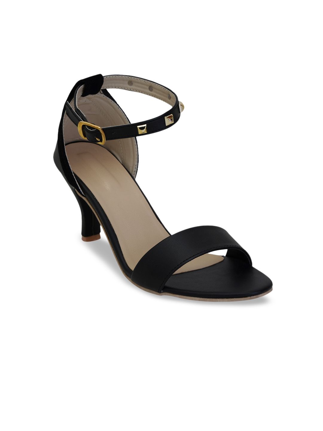 WOMENS BERRY Women Black Solid Sandals Price in India