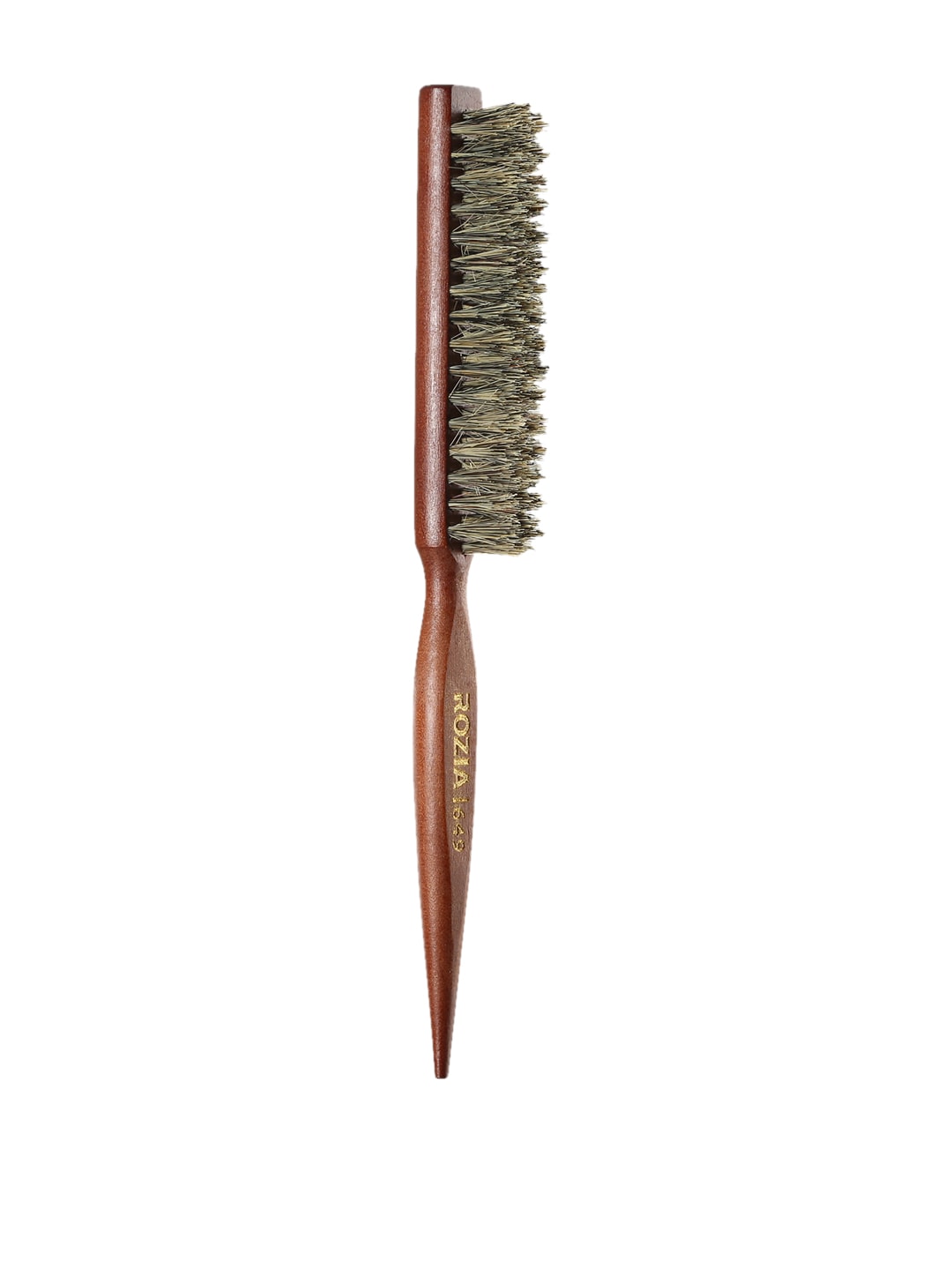 Rozia Unisex Brown Pro Teasing Comb & Straightener Brush Price in India