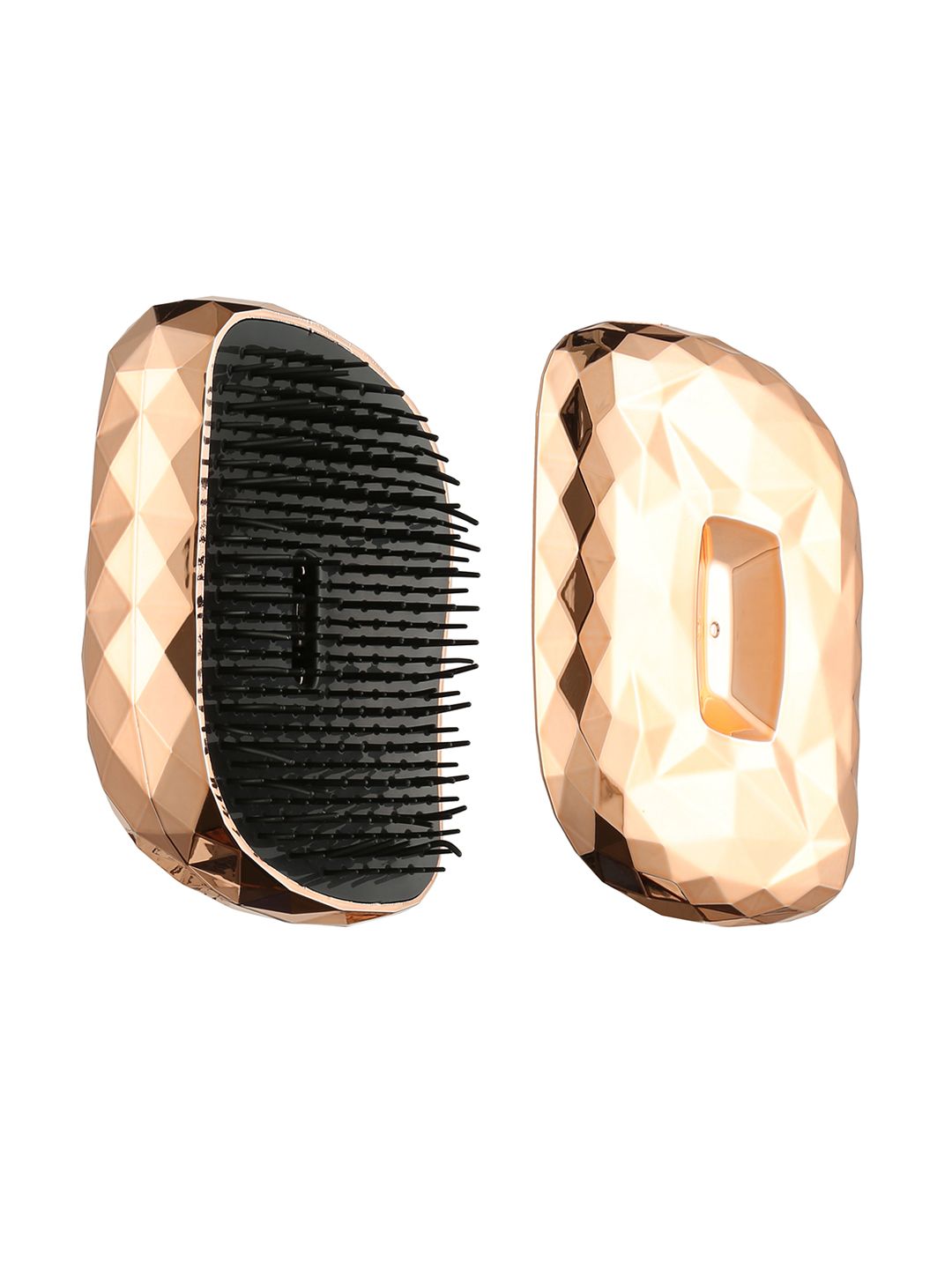 Rozia Unisex Copper-Toned Textured De-Tangling Hair Brush & Comb Price in India