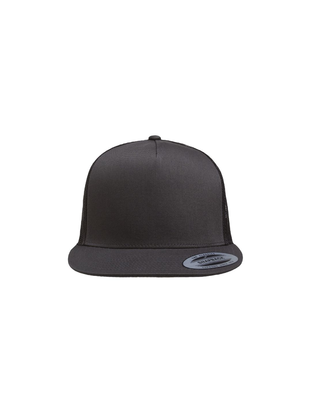 FLEXFIT Unisex Black Yupoong Trucker YP Classics Snapback Cap Price in India