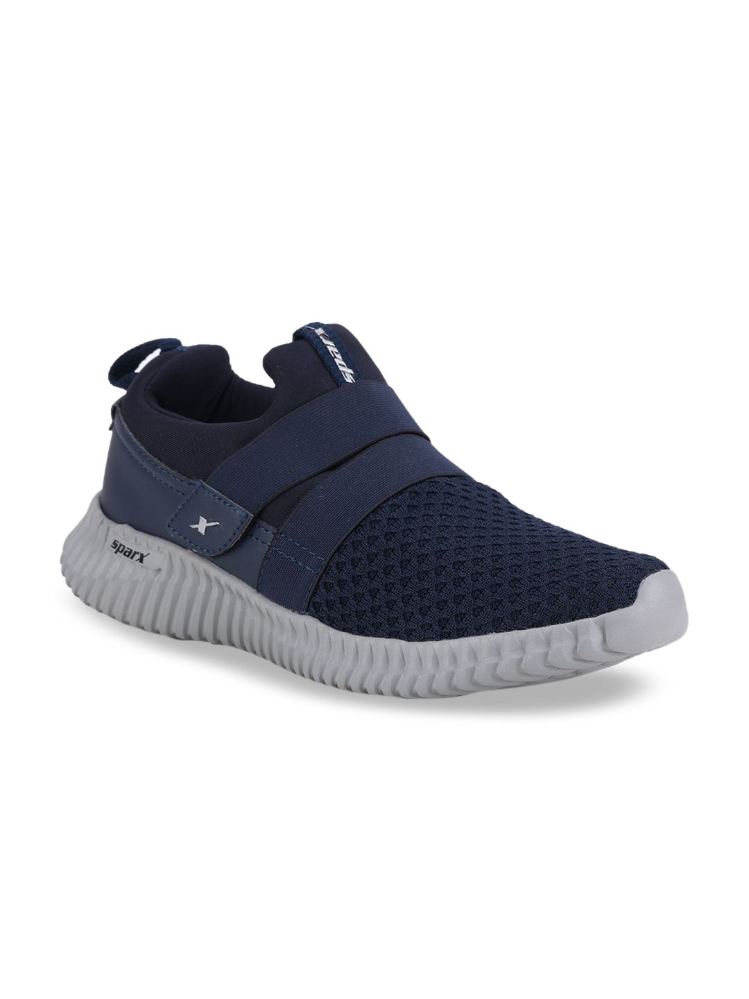 Sparx Men Navy Blue Mesh Running Shoes