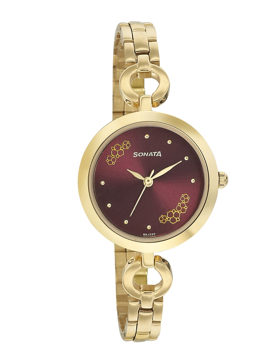 Sonata Wedding Women Maroon Analogue watch 8147YM02 Price in India