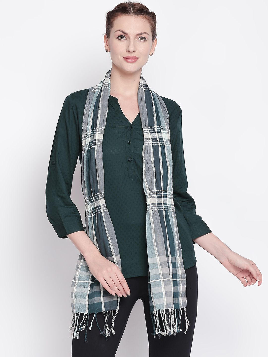 Style Quotient Checked Scarves Price in India