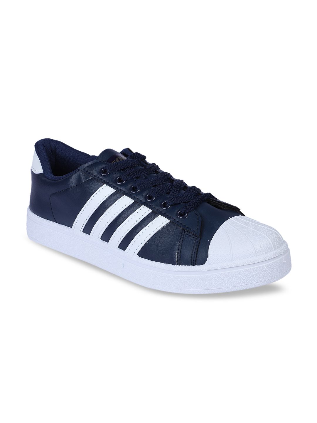 Sparx Men Navy Blue & White Sneakers