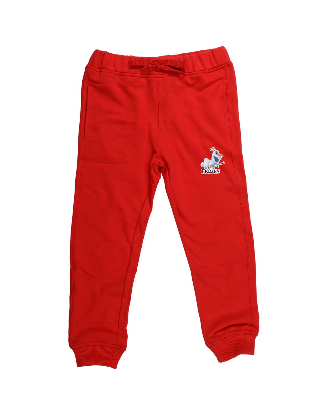 Disney by Wear Your Mind Kids Red Solid Joggers