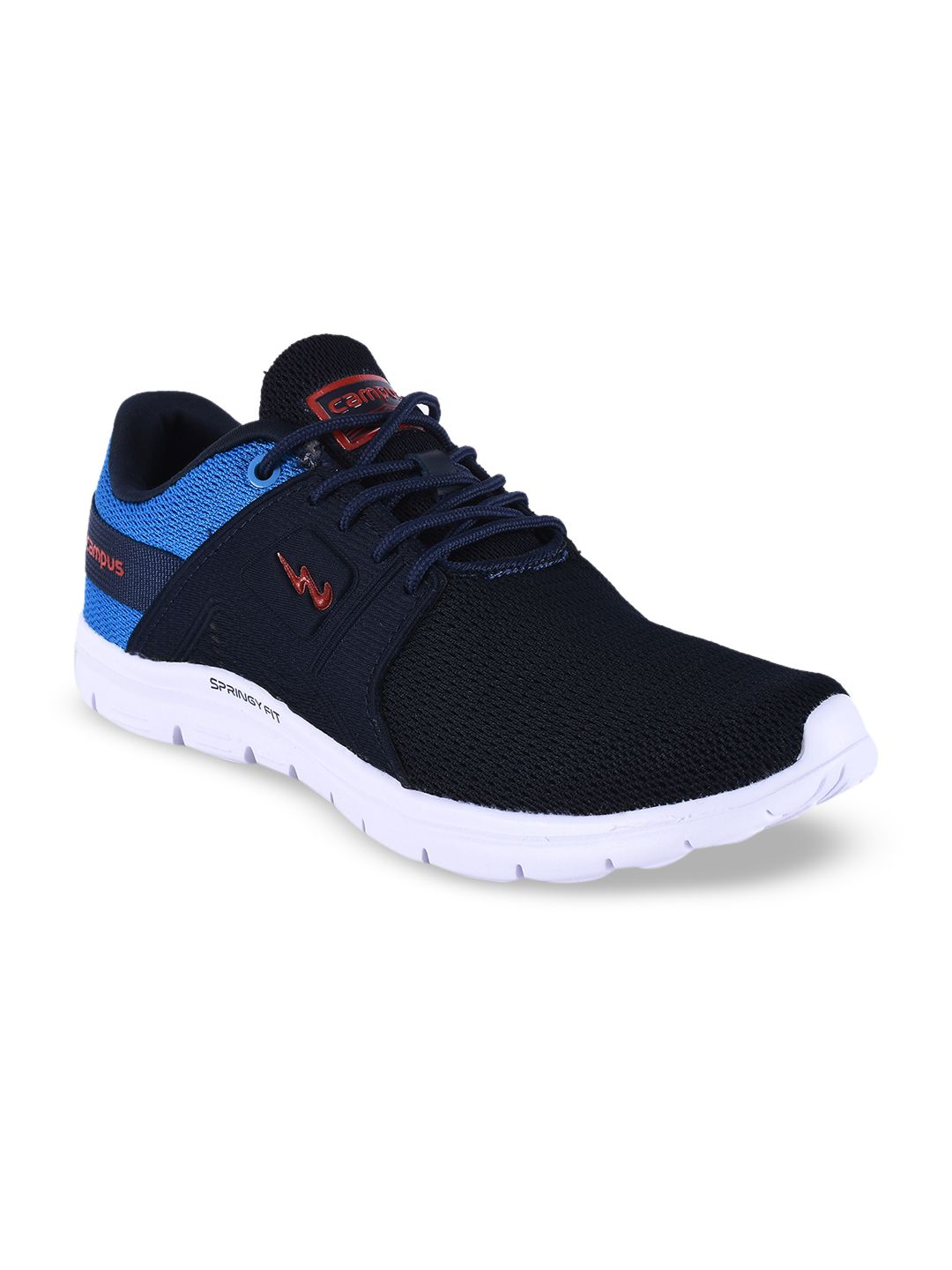 Campus Women Navy Blue Mesh Tulip Running Shoes Price in India