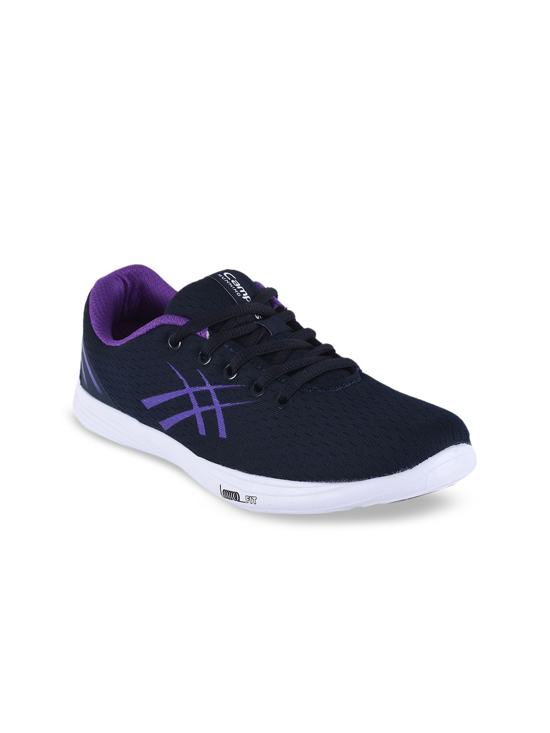 Campus Women Navy Blue Mesh Running Shoes Price in India