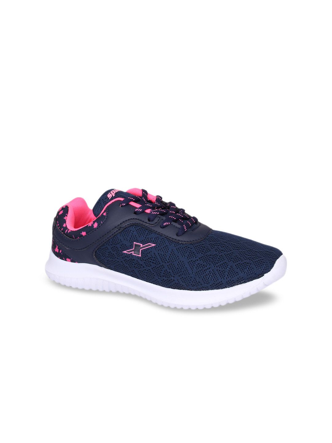 Sparx Women Navy Blue Mesh Running Shoes Price in India