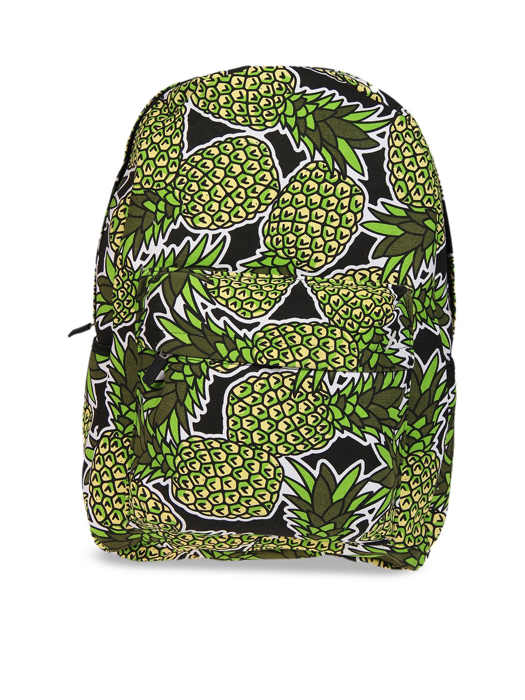 red pout Women Green Graphic Backpack Price in India
