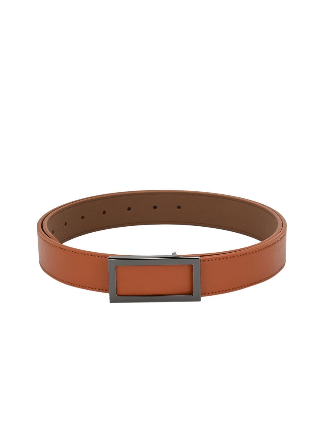 Calvadoss Women Tan Brown Solid Belt Price in India