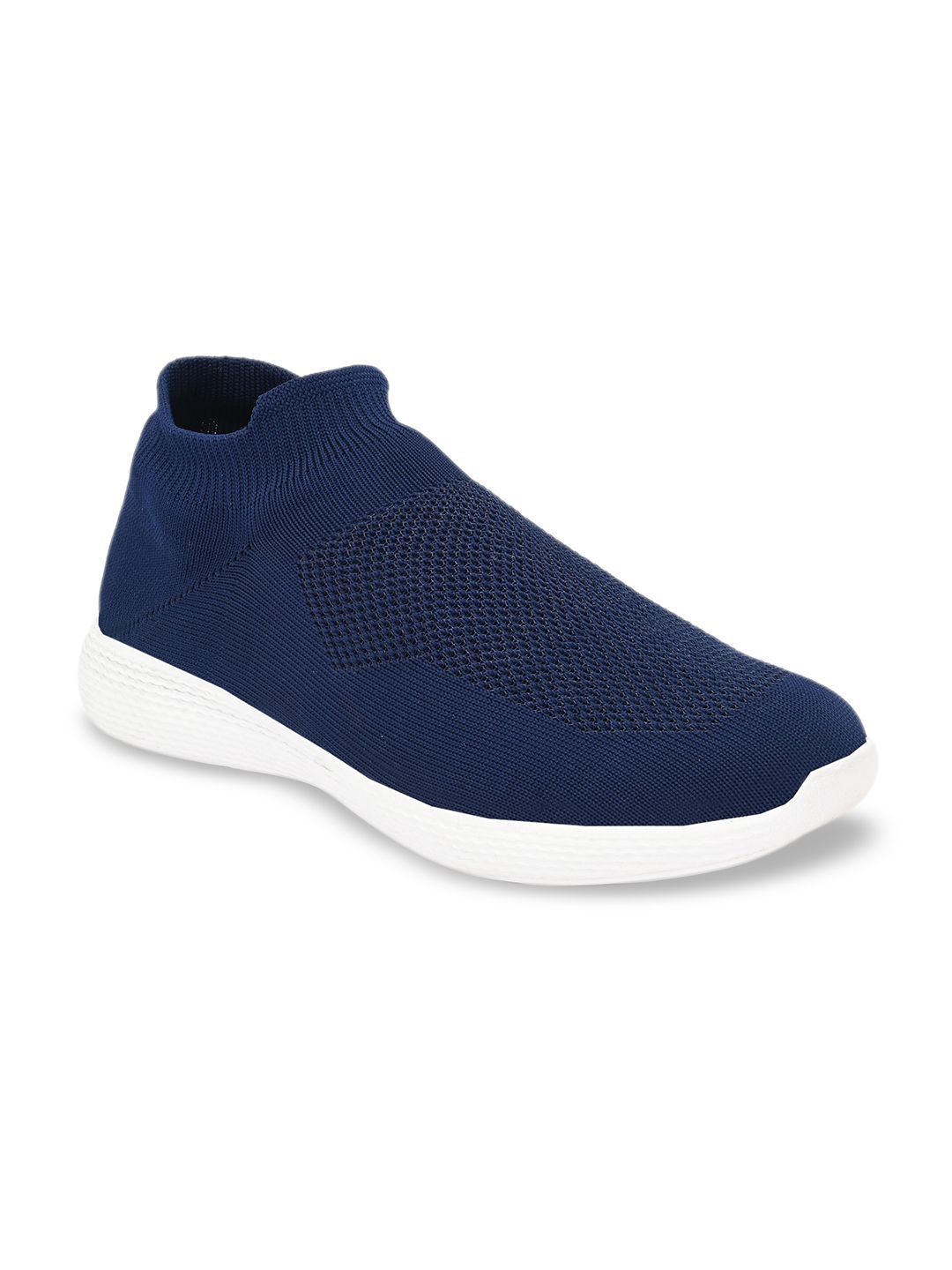 AfroJack Men Blue Slip-On Sneakers