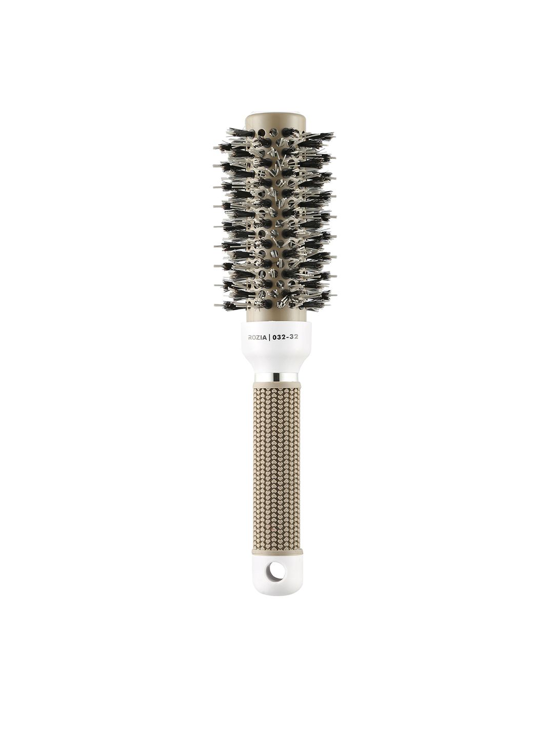 Rozia Pro Round Hair Comb Brush for Blow Drying with Natural Boar Bristle Price in India