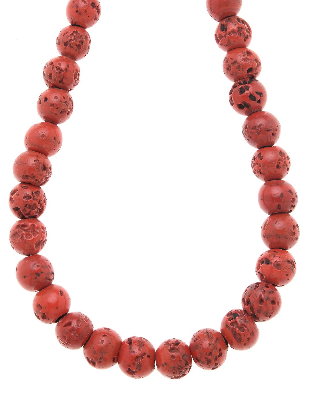 Bamboo Tree Jewels Red Handcrafted Necklace Price in India