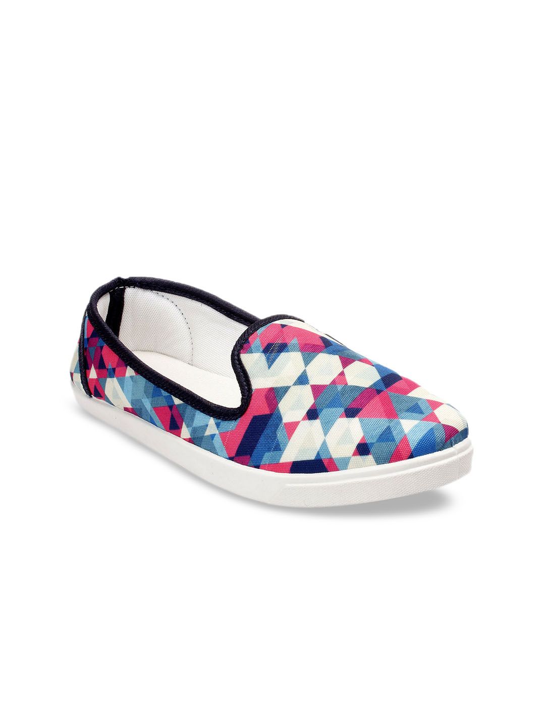 meriggiare Women Multicoloured Printed Slip-On Sneakers Price in India