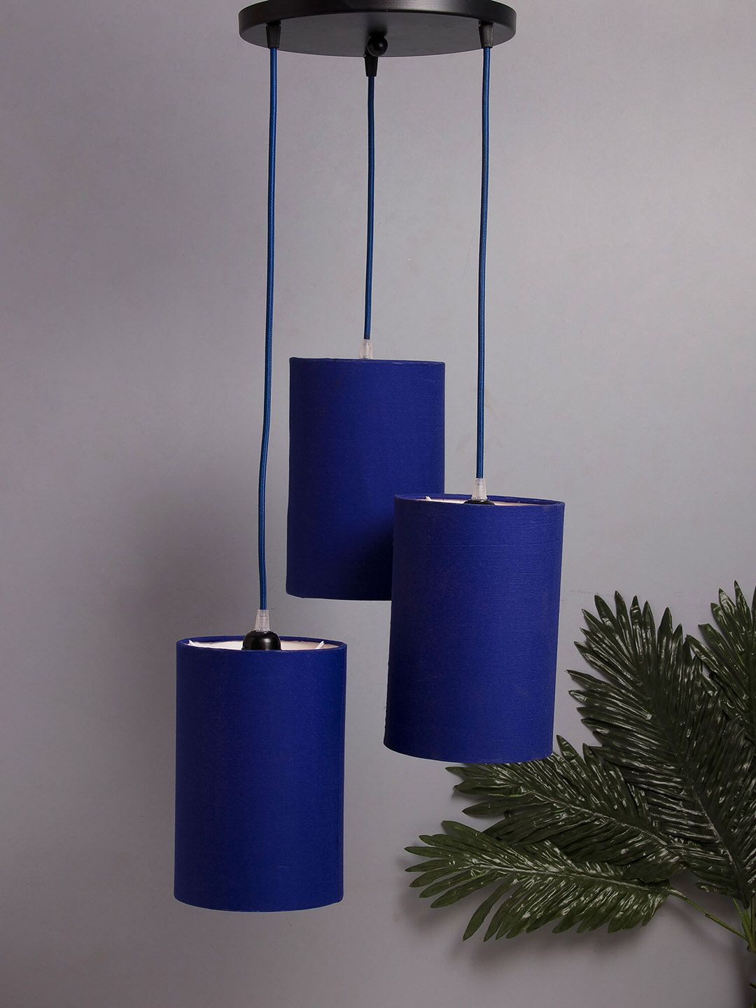 Homesake Blue Solid Handcrafted Cluster Lights Price in India