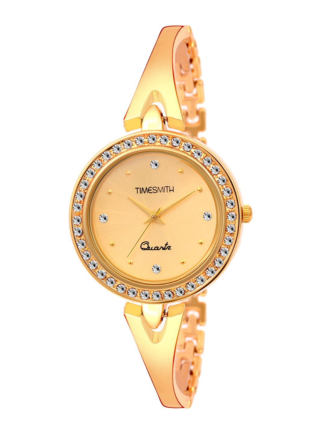 TIMESMITH Women Gold-Toned Analogue Watch TSC-059ktd1 Price in India