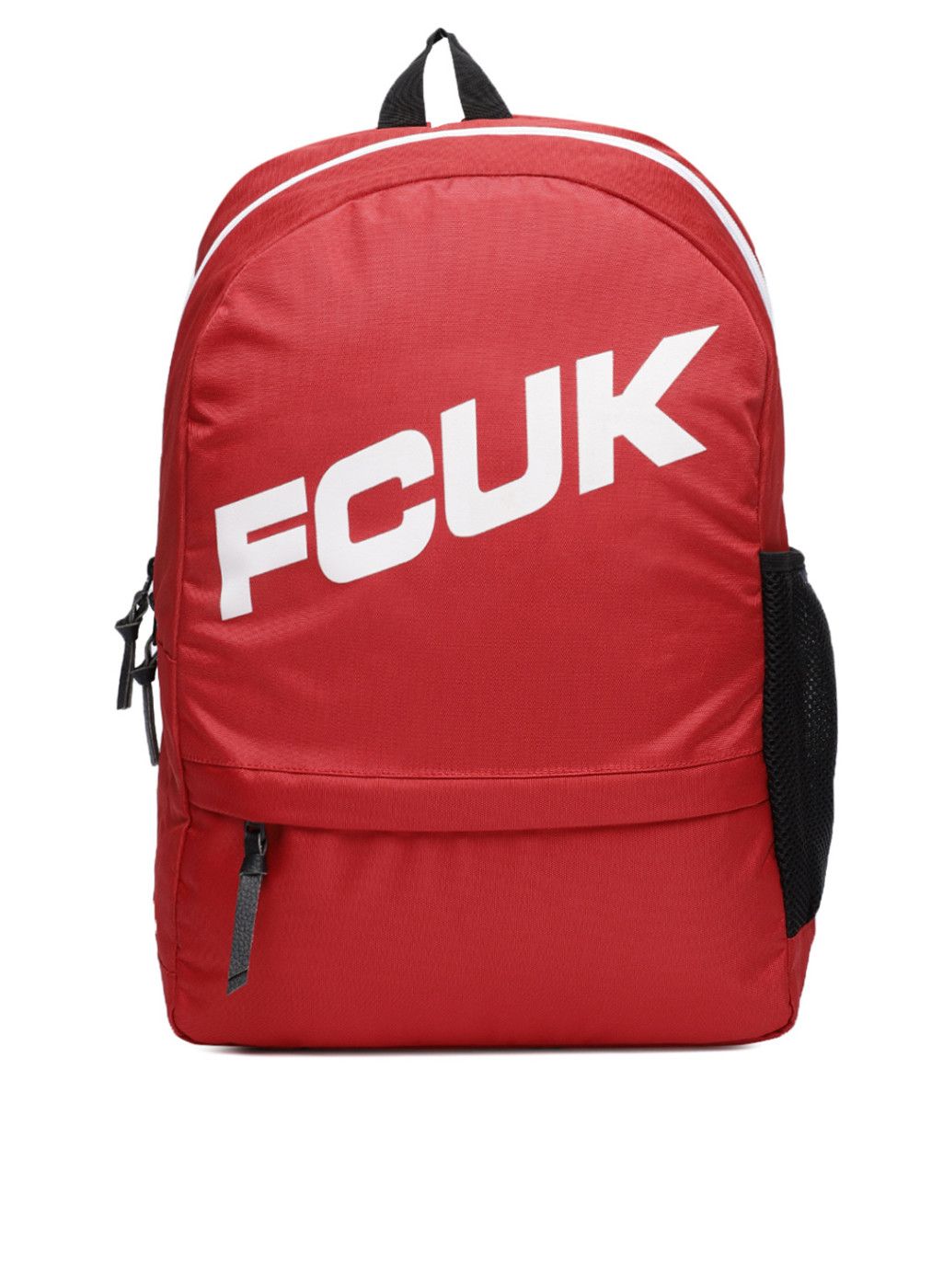 French Connection French Connection Unisex Red Brand Logo Backpack