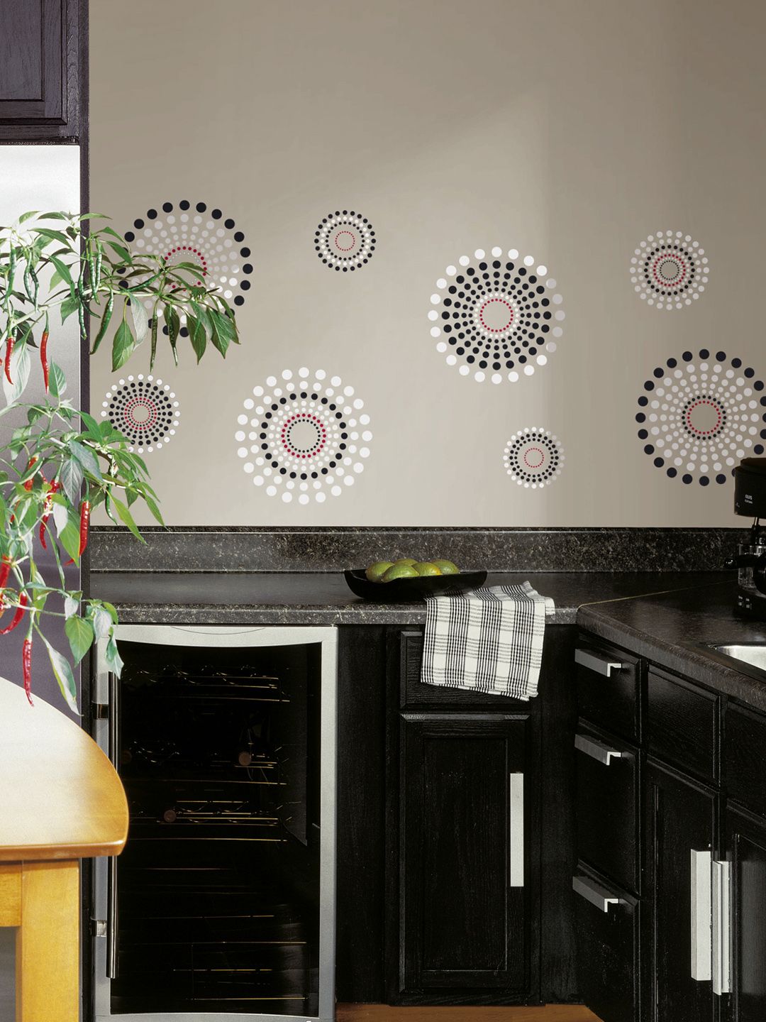Asian Paints Unisex Multicoloured Circle Peel and Stick Wall Sticker Price in India