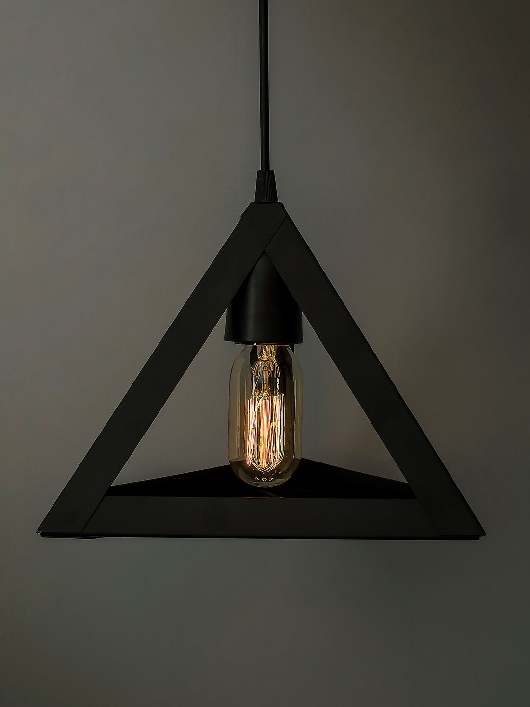 Homesake Black Solid Handcrafted Pendent Lamp Price in India