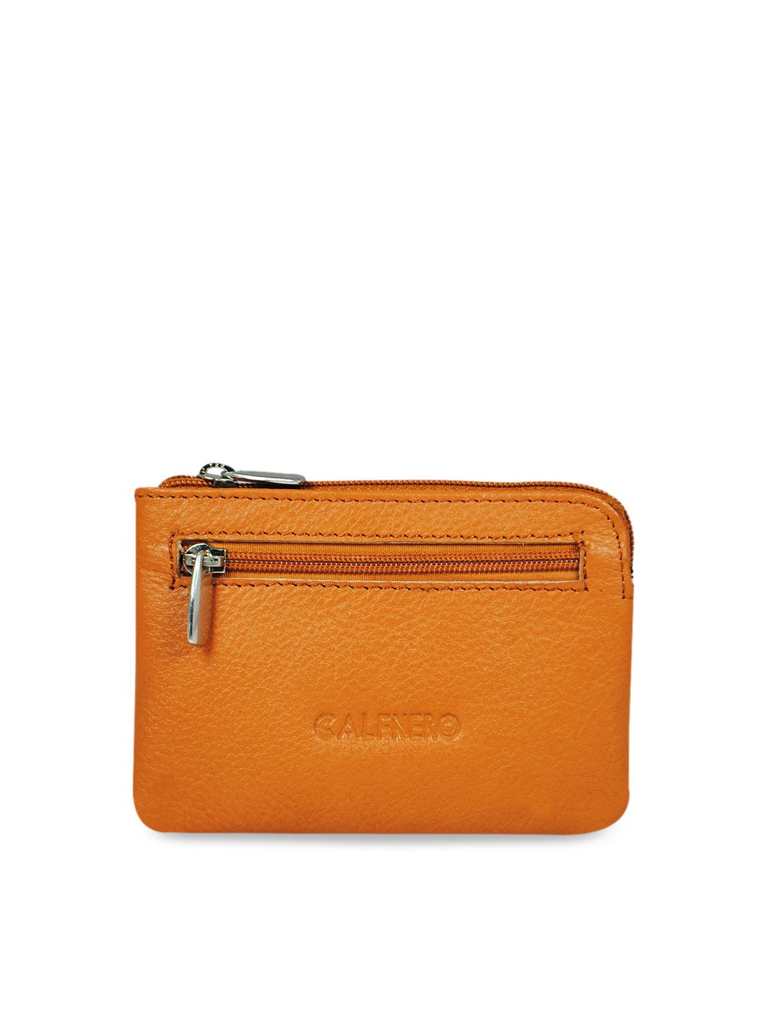 CALFNERO Unisex Tan Solid Wallet Price in India