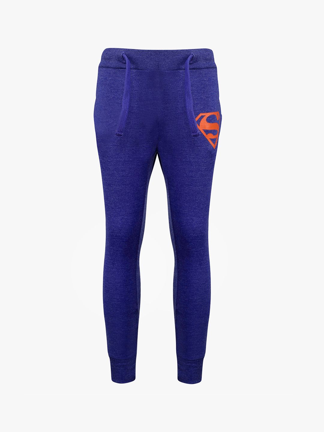Kids Ville Boys Blue Superman Printed Joggers