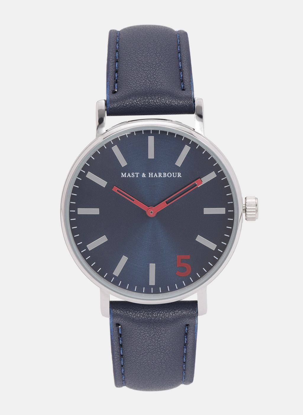 Mast & Harbour Navy Analogue Watch MFB-PN-LW5489M-2