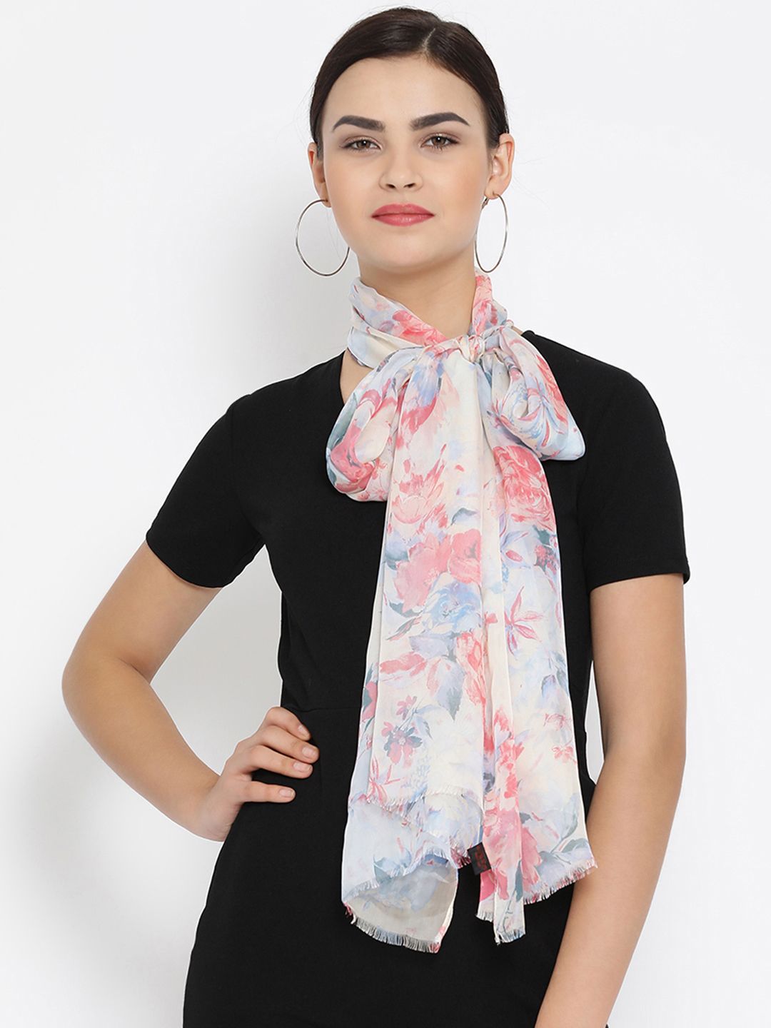 SHINGORA Women Multicoloured Printed Stole Price in India