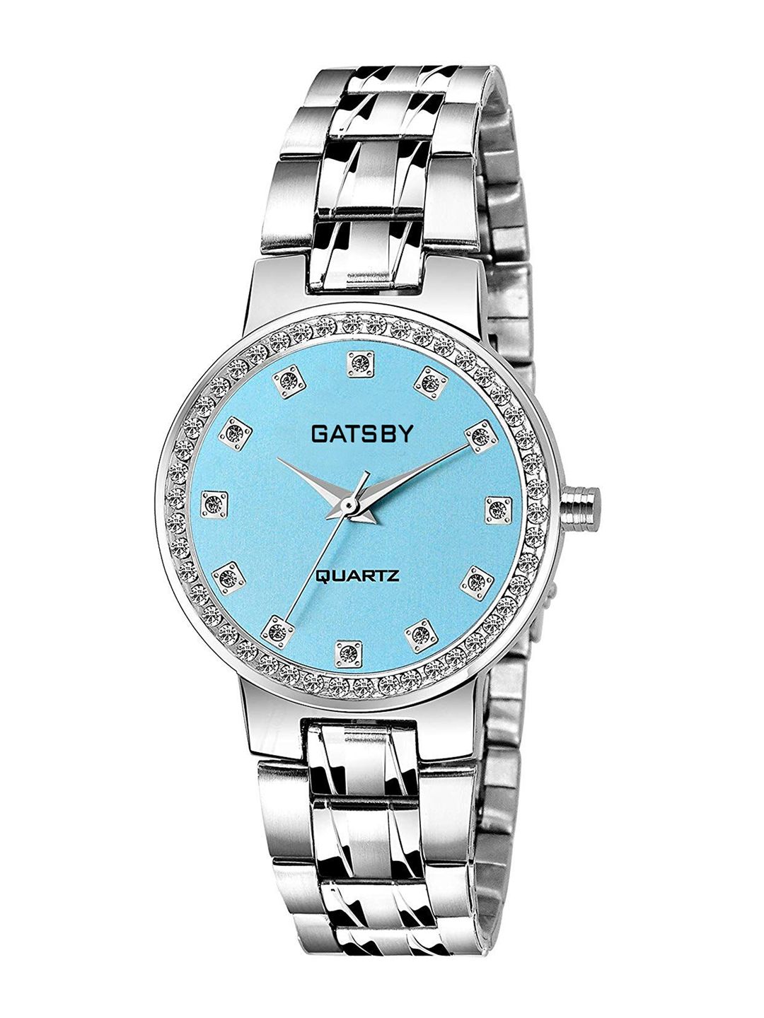 Gatsby Women Blue Embellished Analogue Watch GTL026 Price in India