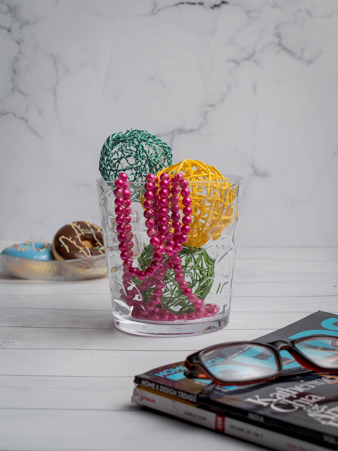 Pasabahce Transparent Glass Botanica Flower Pot Price in India