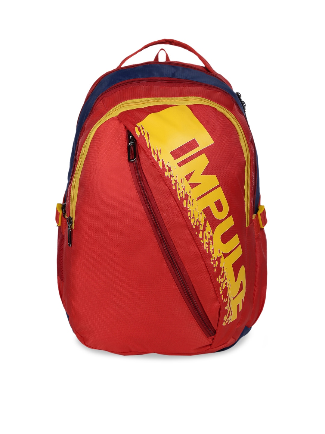 Impulse Unisex Red Brand Logo Backpack Price in India