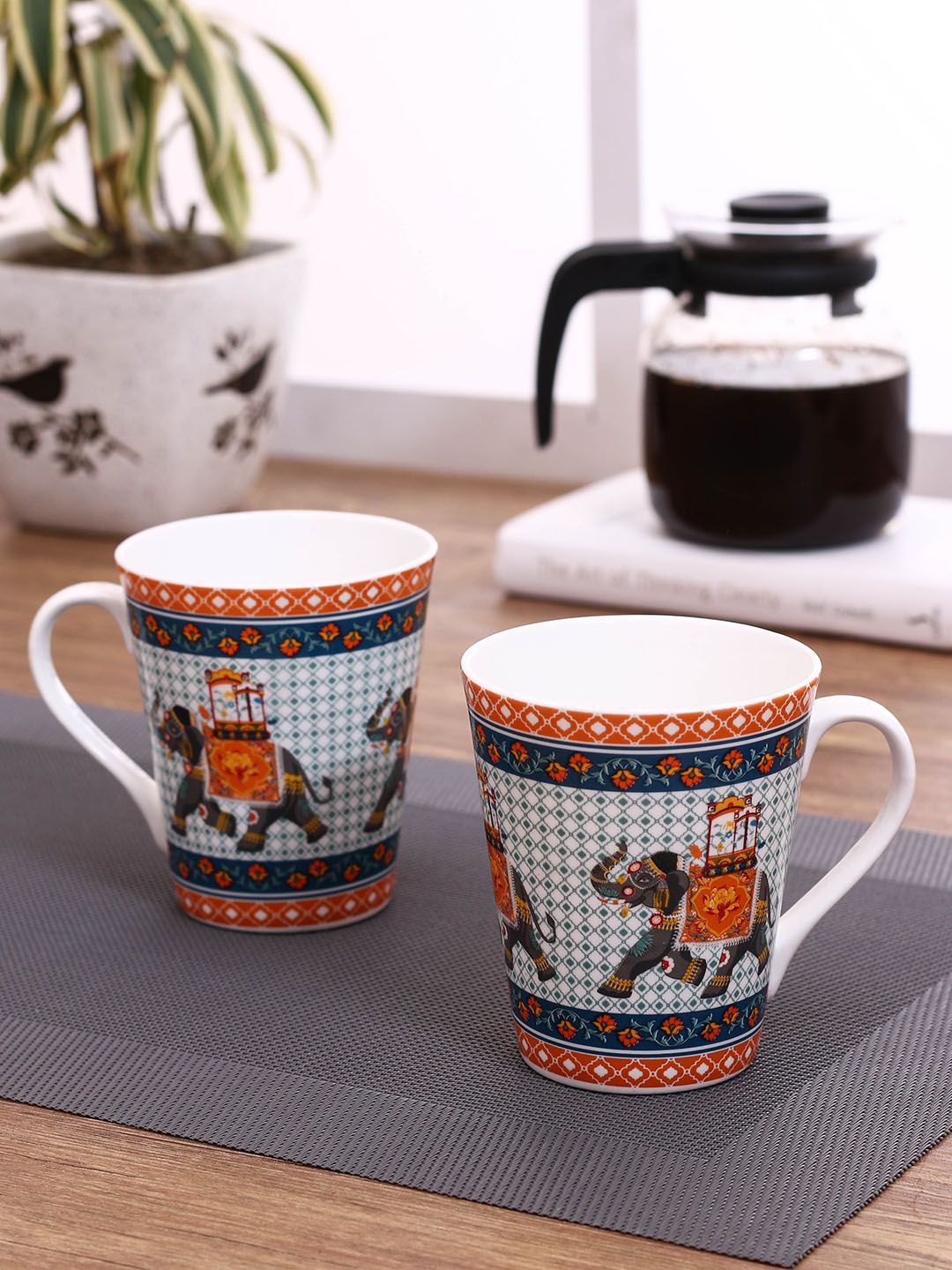 India Circus Set of 2 Printed Cups Price in India