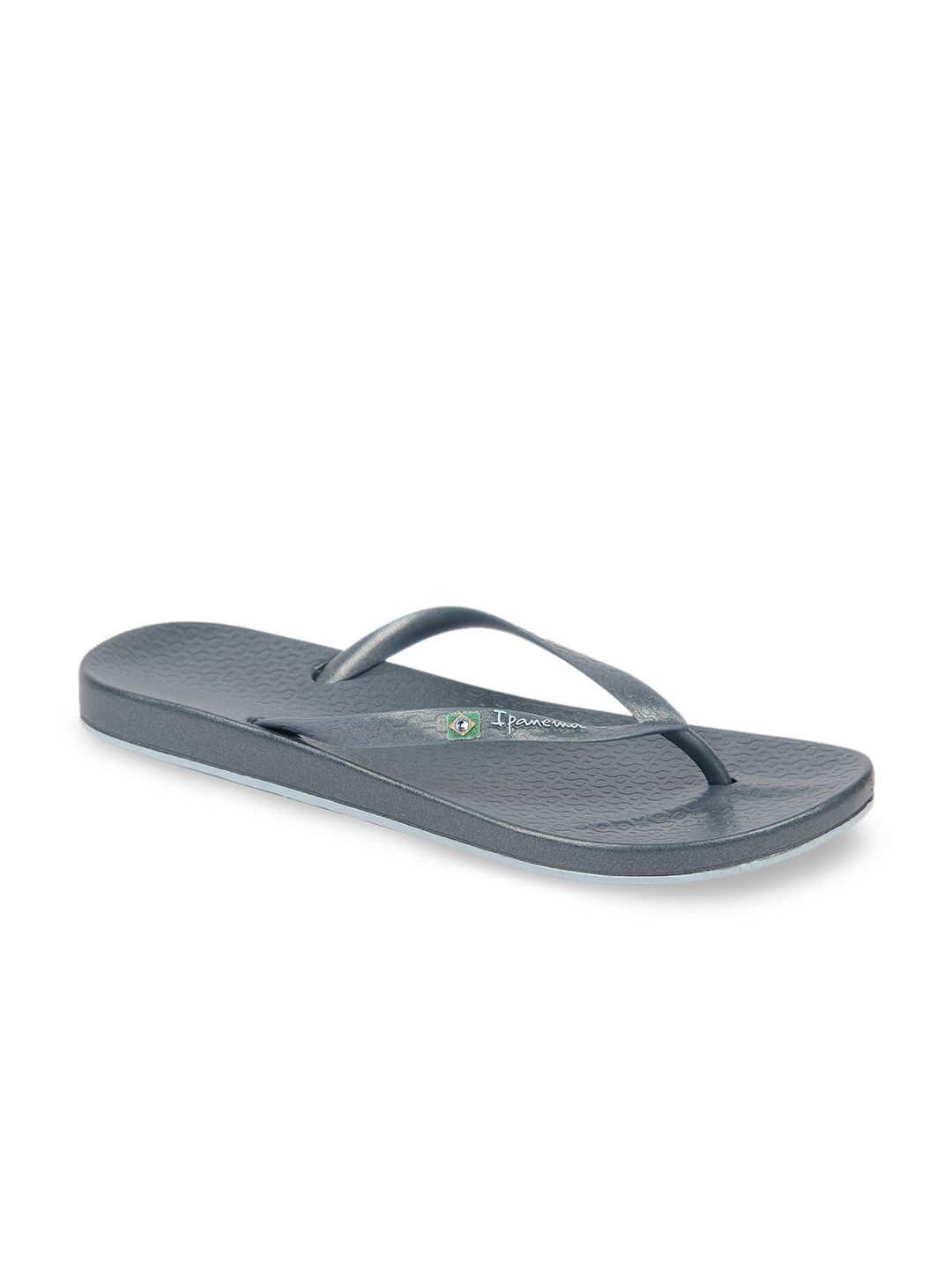 iPanema Women Blue Solid Thong Flip-Flops Price in India