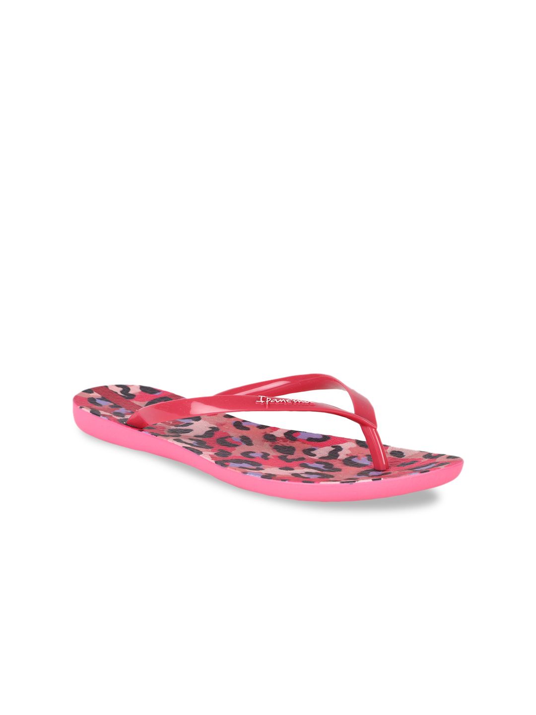 iPanema Women Pink Printed Thong Flip-Flops Price in India