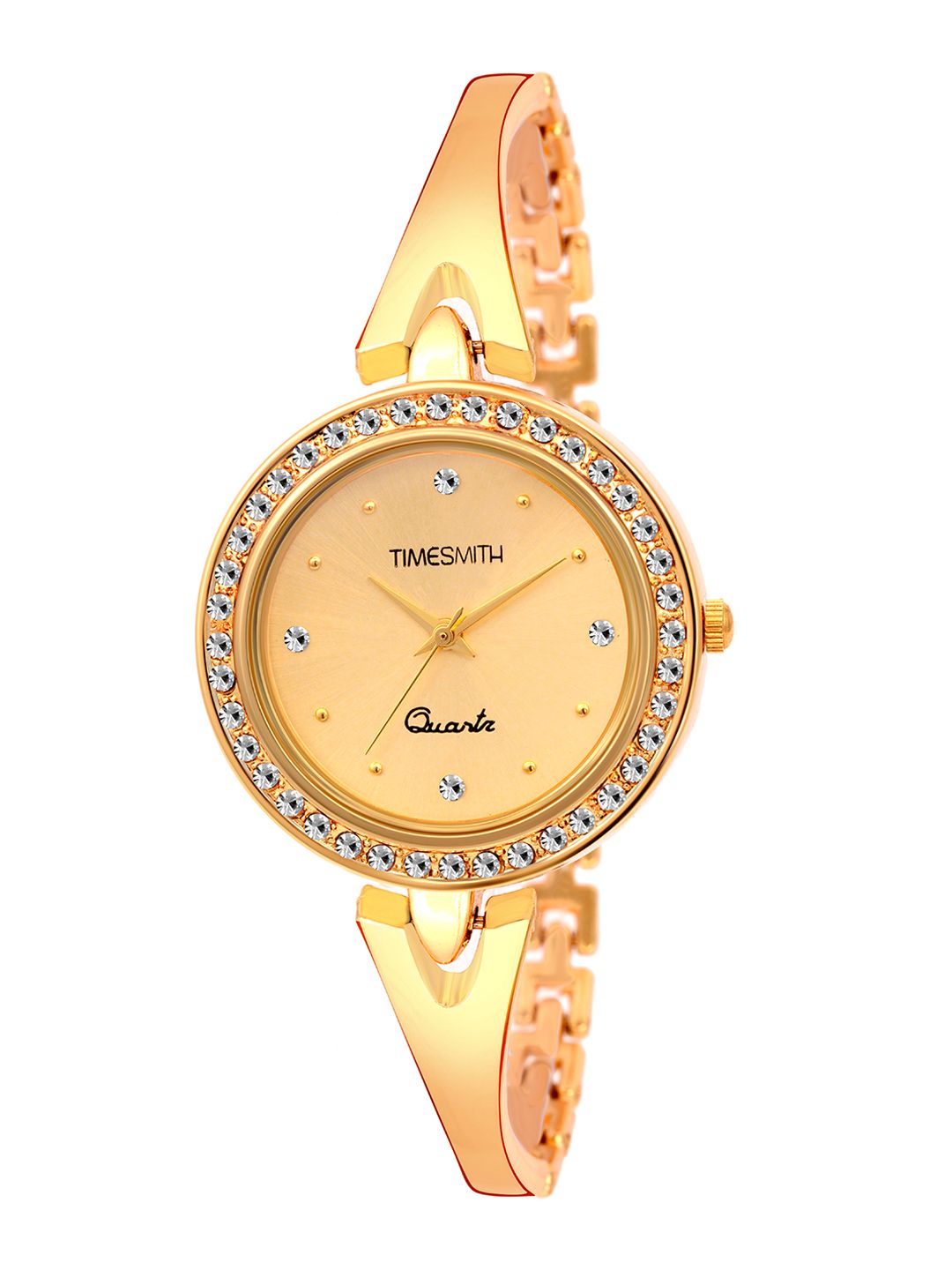 TIMESMITH Women Gold-Toned Analogue Watch TSC-059 Price in India