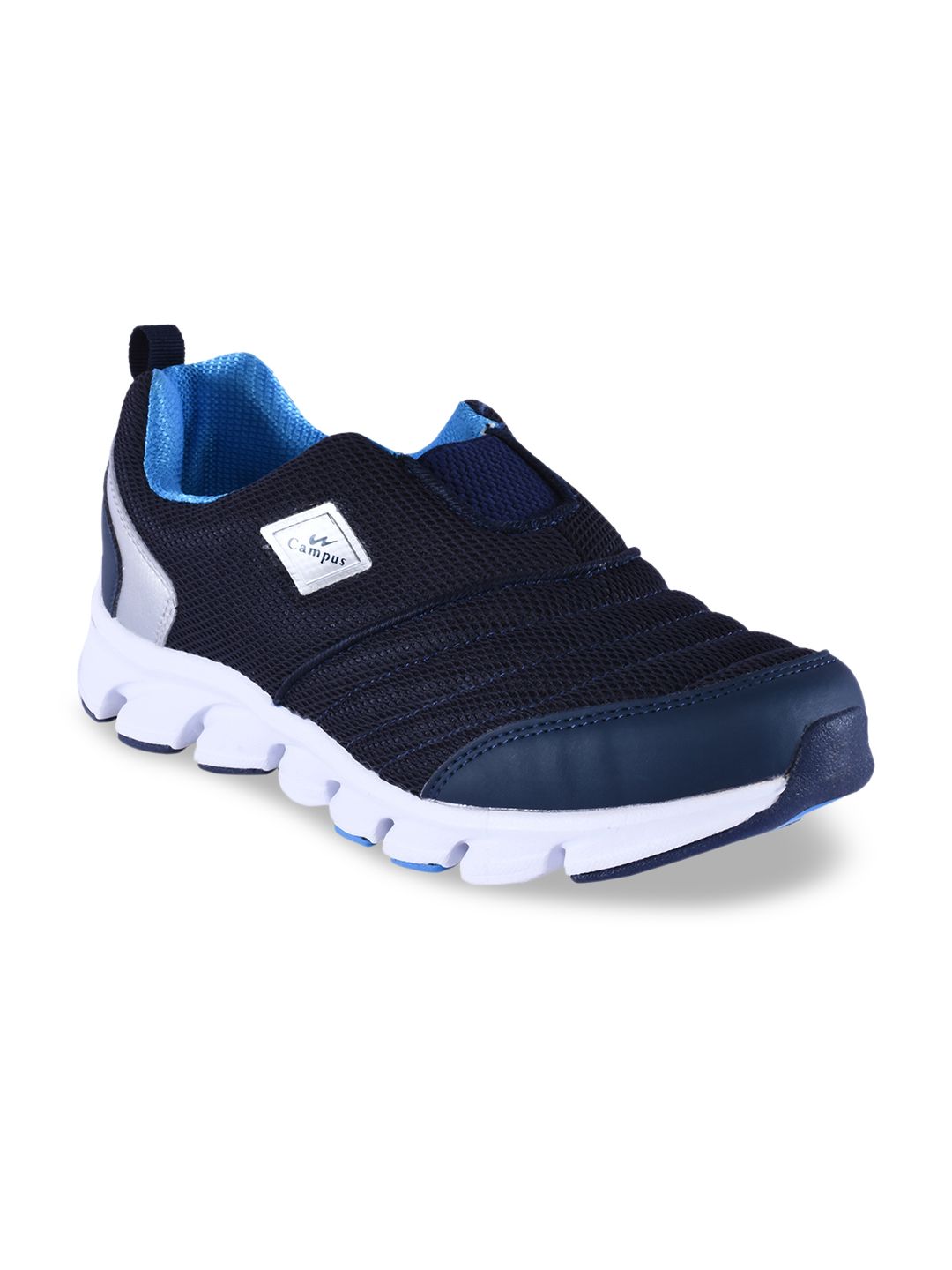 Campus Women Navy Blue Mesh Running Shoes Price in India