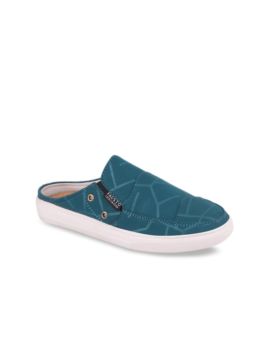 FAUSTO Women Blue Slip-On Sneakers Price in India