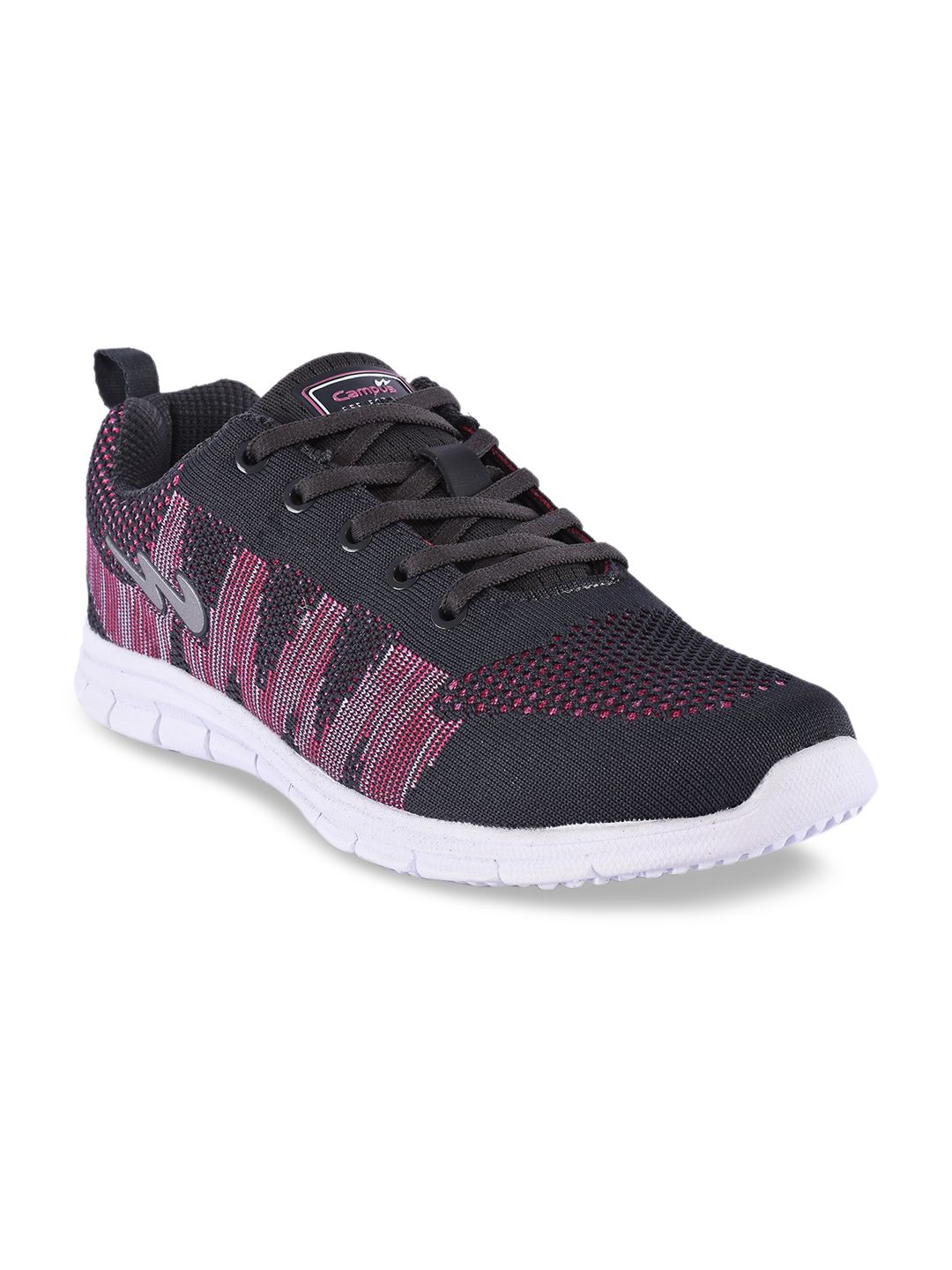 Campus Women Grey Mesh Running Shoes Price in India