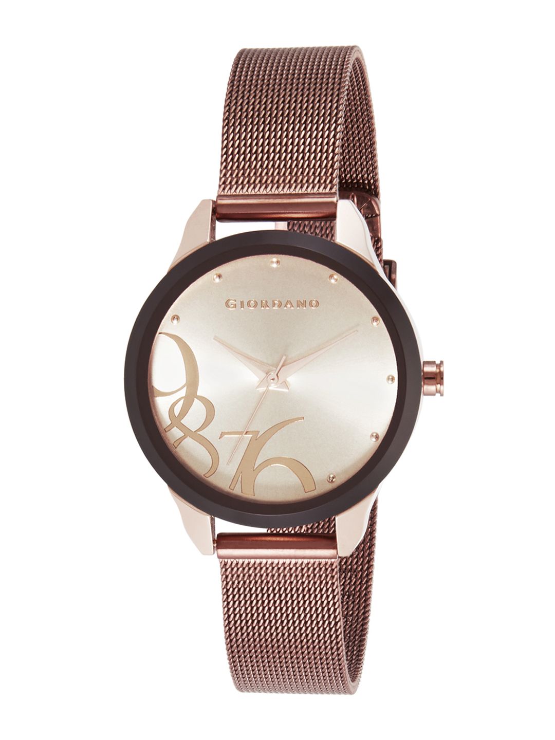 GIORDANO Women Gold-Toned Analogue Watch GD-4008-33 Price in India