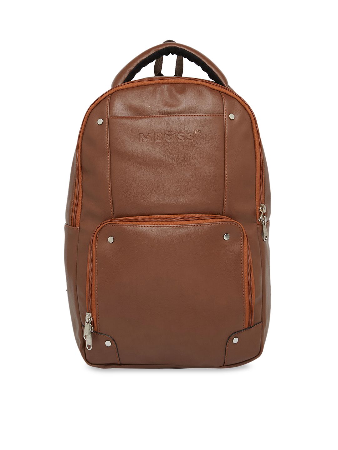 MBOSS Unisex Tan Solid Backpack Price in India